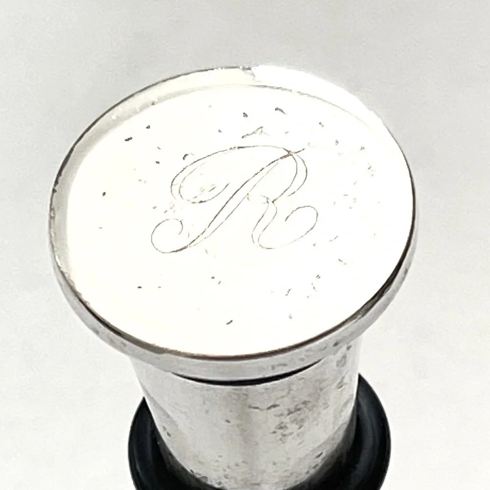 5 for $25! “R” Engraved Stainless Steel Wine Stopper!